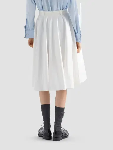 Prada Women's Chino Midi-Skirt with Zipper | Thumbnail 3 Prada Women's Chino Midi-Skirt with Zipper | Thumbnail 3