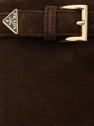 Prada Women's Suede Boots | Thumbnail 4