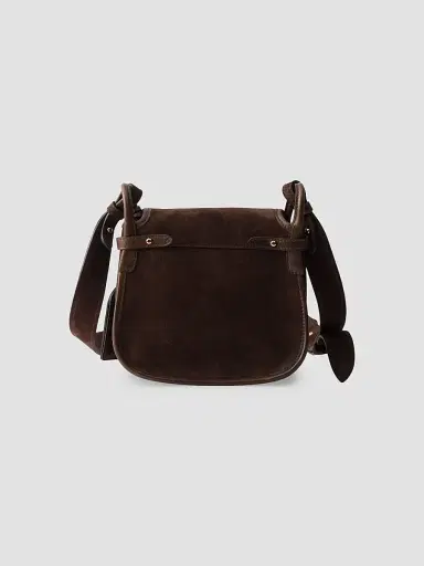 Prada Women's Corsaire Suede Mini Shoulder Bag | Thumbnail 3 Prada Women's Corsaire Suede Mini Shoulder Bag | Thumbnail 3