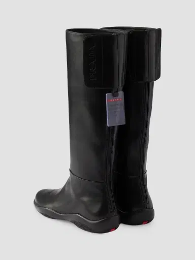 Prada Women's Toblach Nappa Leather Boots | Thumbnail 3