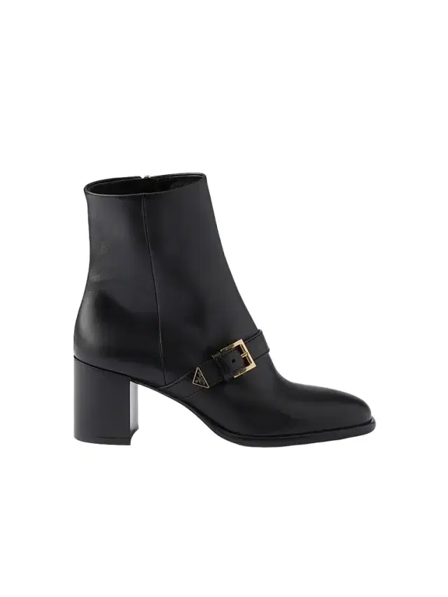 Prada Women's Leather Booties - Black