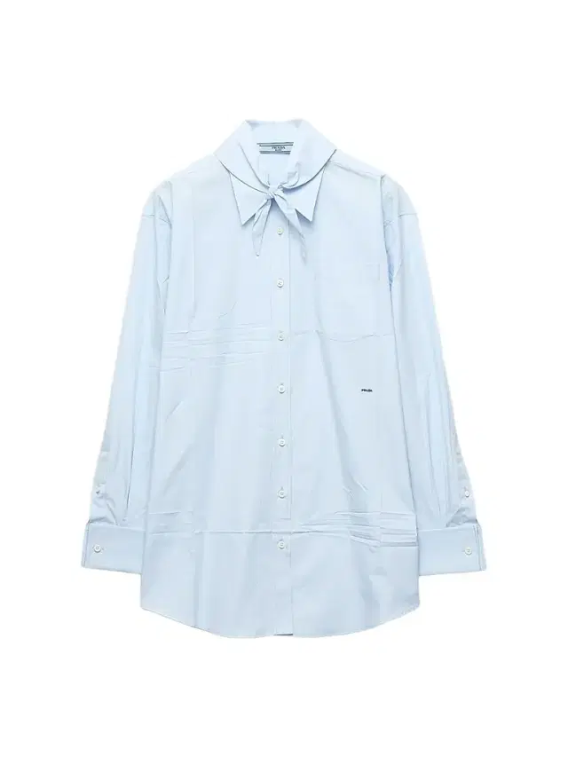 Prada Women's Poplin Shirt - Blue