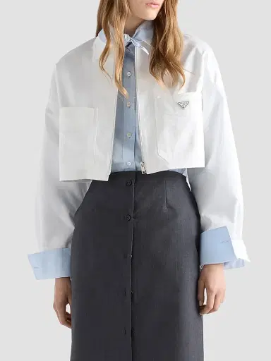 Prada Women's Chino Blouson Jacket | Thumbnail 2