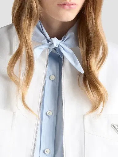 Prada Women's Chino Blouson Jacket | Thumbnail 5