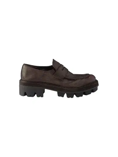 Prada Women's Leather Loafers | Thumbnail 1