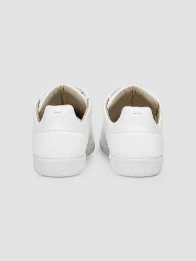 Maison Margiela Men's Future Low-Top Leather Sneakers - White | Thumbnail 3 Maison Margiela Men's Future Low-Top Leather Sneakers - White | Thumbnail 3