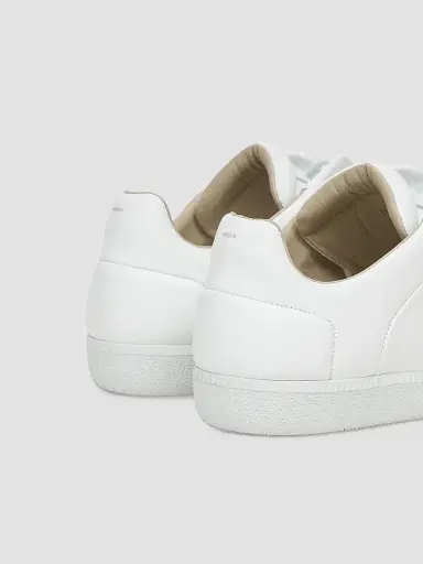 Maison Margiela Men's Future Low-Top Leather Sneakers - White | Thumbnail 5 Maison Margiela Men's Future Low-Top Leather Sneakers - White | Thumbnail 5