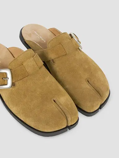 Maison Margiela Men's Tabi Suede Anatomic Mules | Thumbnail 4 Maison Margiela Men's Tabi Suede Anatomic Mules | Thumbnail 4