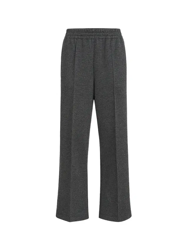 Brunello Cucinelli Women's Techno Cotton and Cashmere Interlock Track Sweatpants - Anthracite