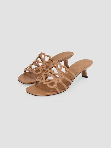 Loewe Women's Petal 45MM Anagram Slide Sandals | Thumbnail 3 Loewe Women's Petal 45MM Anagram Slide Sandals | Thumbnail 3