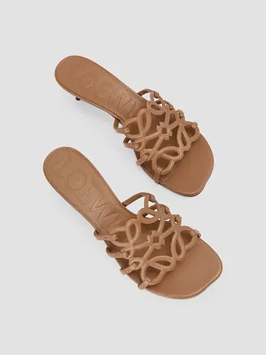 Loewe Women's Petal 45MM Anagram Slide Sandals | Thumbnail 5 Loewe Women's Petal 45MM Anagram Slide Sandals | Thumbnail 5