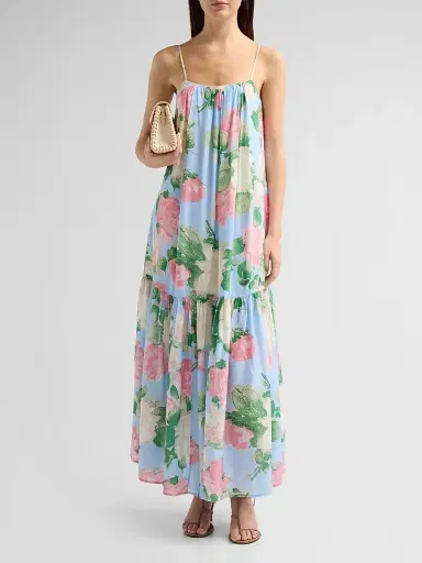 Peony Women's Enamour Gathered Midi Dress - Enamour - Size Large | Thumbnail 2