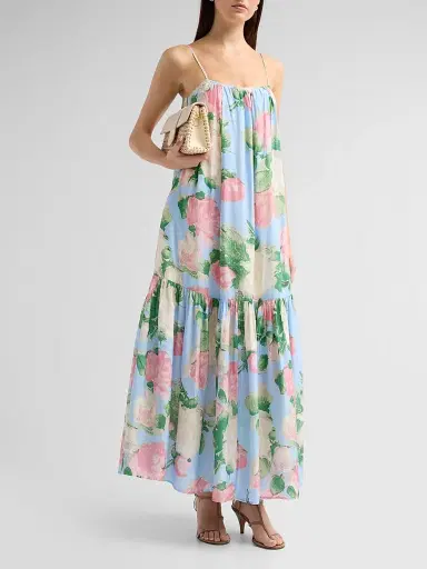 Peony Women's Enamour Gathered Midi Dress - Enamour - Size Large | Thumbnail 4