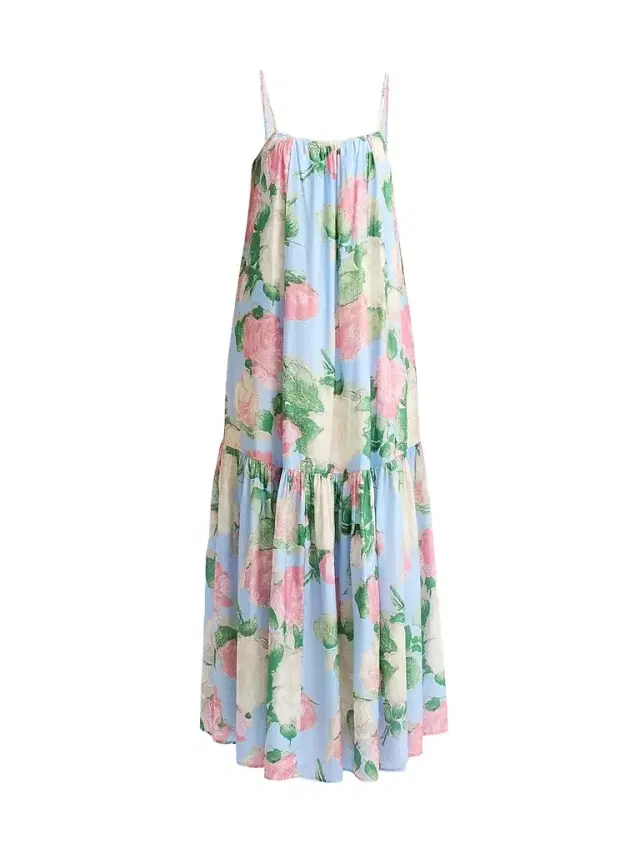 Women's Enamour Gathered Midi Dress - Enamour - Size Large