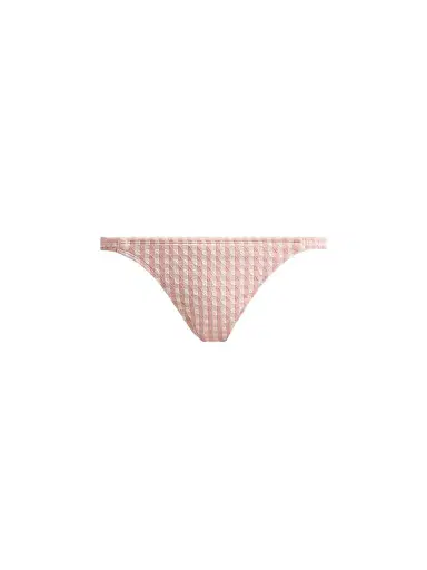 Peony Women's Enamour Holiday Bikini Bottom - Blush Gingham - Size Large | Thumbnail 1 Peony Women's Enamour Holiday Bikini Bottom - Blush Gingham - Size Large | Thumbnail 1