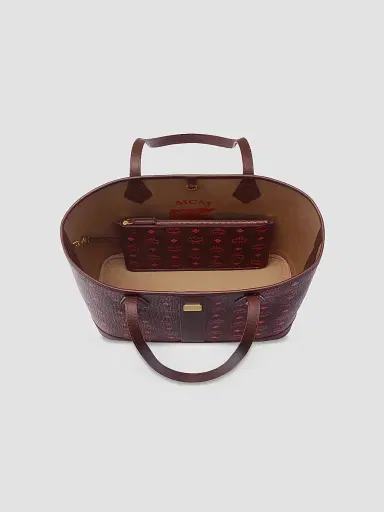 MCM Women's  Liz Visetos Shopper Bag - Cinnamon | Thumbnail 4