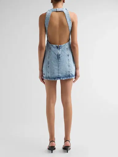 Ksubi Women's Higher Than Heaven Phillipa Mini Dress - Denim - Size XL | Thumbnail 3 Ksubi Women's Higher Than Heaven Phillipa Mini Dress - Denim - Size XL | Thumbnail 3