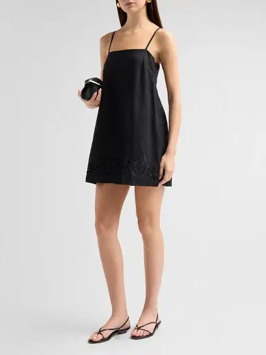 Peony Women's Enamour Holiday Mini Dress - Noir - Size Large | Thumbnail 4 Peony Women's Enamour Holiday Mini Dress - Noir - Size Large | Thumbnail 4