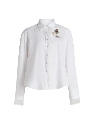 Cinq à Sept Women's Rococo Brooch Solana Top | Thumbnail 1