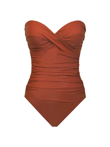 Miraclesuit Swim Women's Rock Solid Madrid One-Piece Swimsuit - Spice - Size 16 | Thumbnail 1 Miraclesuit Swim Women's Rock Solid Madrid One-Piece Swimsuit - Spice - Size 16 | Thumbnail 1