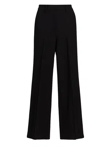 Elie Tahari Women's The Saddy Wide-Leg Pants - Black | Thumbnail 1
