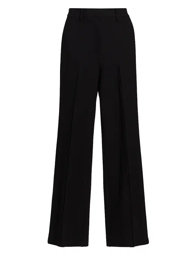 Elie Tahari Women's The Saddy Wide-Leg Pants - Black
