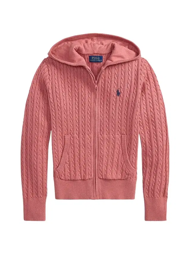 Polo Ralph Lauren Little Girl's & Girl's Cotton Mini Cable-Knit Sweater - Canvas Pink
