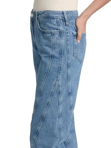 L'AGENCE Women's Frasier Ultra High-Rise Barrel-Leg Crop Jeans - Grantly | Thumbnail 6 L'AGENCE Women's Frasier Ultra High-Rise Barrel-Leg Crop Jeans - Grantly | Thumbnail 6