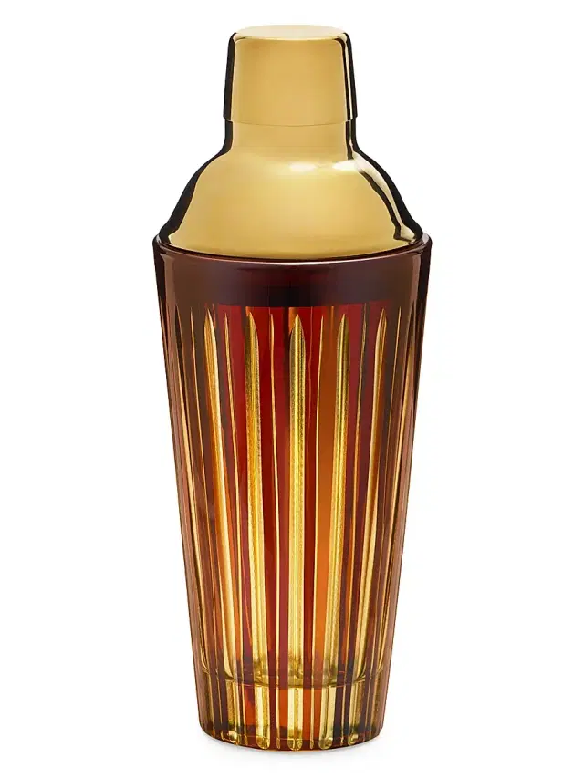 L'Objet Prism Glass Shaker - Amber