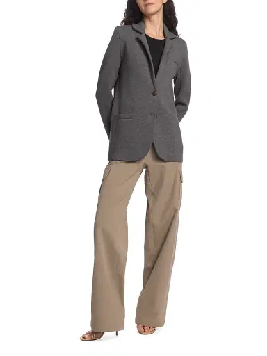 TWP Women's Boyfriend Wool-Blend Blazer - Dark Charcoal Grey - Size XS | Thumbnail 2 TWP Women's Boyfriend Wool-Blend Blazer - Dark Charcoal Grey - Size XS | Thumbnail 2