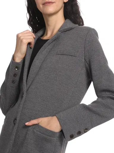 TWP Women's Boyfriend Wool-Blend Blazer - Dark Charcoal Grey - Size XS | Thumbnail 6 TWP Women's Boyfriend Wool-Blend Blazer - Dark Charcoal Grey - Size XS | Thumbnail 6