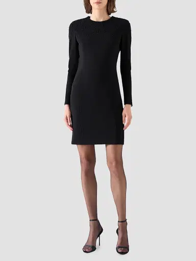 Akris punto Women's Dice Pindot Embellishment Mini Dress | Thumbnail 2