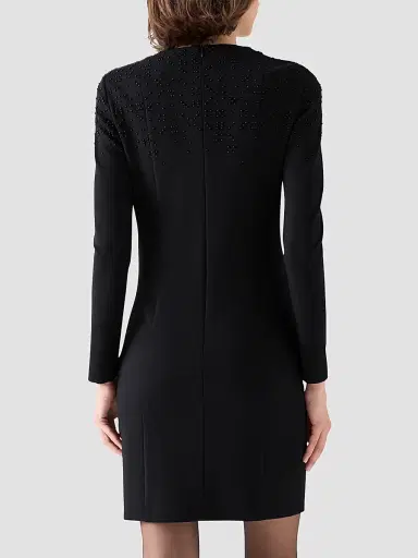 Akris punto Women's Dice Pindot Embellishment Mini Dress | Thumbnail 3