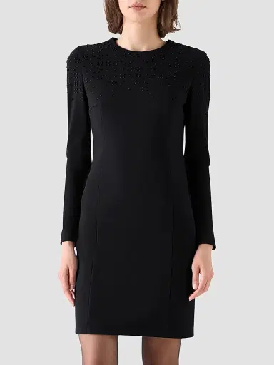 Akris punto Women's Dice Pindot Embellishment Mini Dress | Thumbnail 4