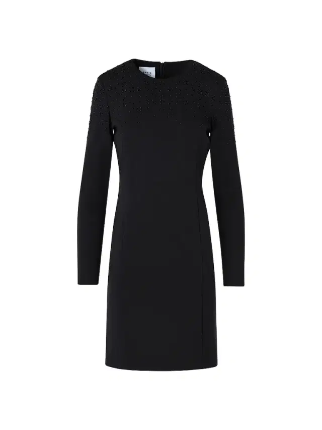 Akris punto Women's Dice Pindot Embellishment Mini Dress - Black