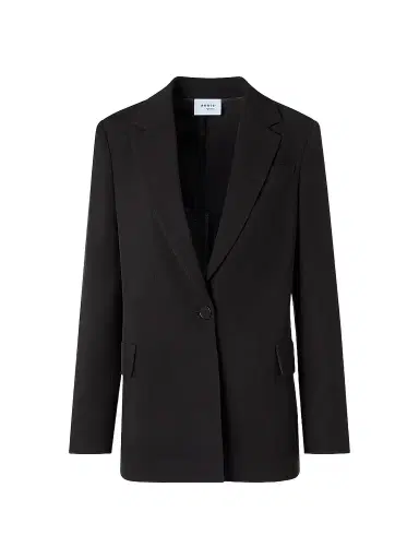 Akris punto Women's Wool Tricotine Boyfriend Blazer - Espresso - Size 18 | Thumbnail 1