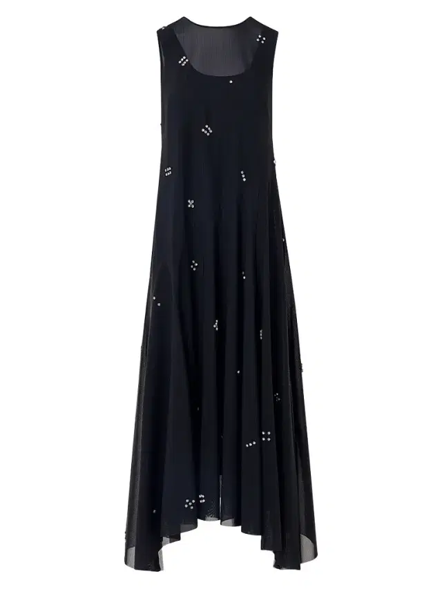 Akris punto Women's Diamond Dice Dot Midi Dress - Black