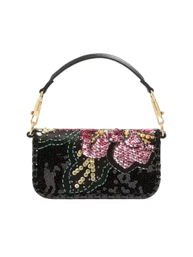 Valentino Garavani Women's Locò Small Embroidered Shoulder Bag - Multicolored | Thumbnail 2
