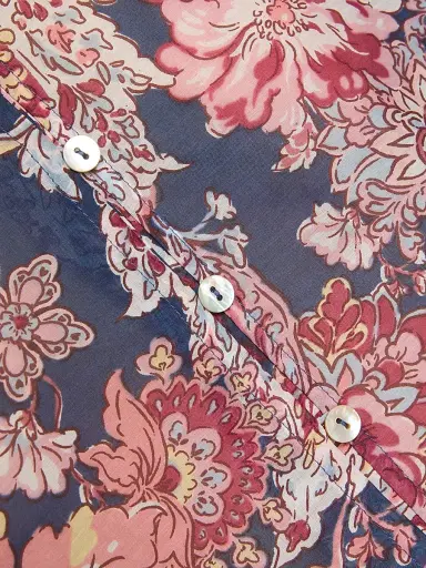 Papinelle Women's Ella Frill Boxer Pajamas - Blue Indigo | Thumbnail 7