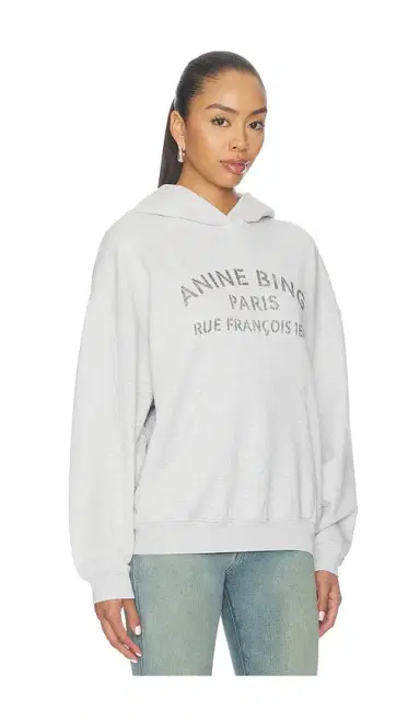 Anine Bing Harvey Sweatshirt Paris Stencil | Thumbnail 2