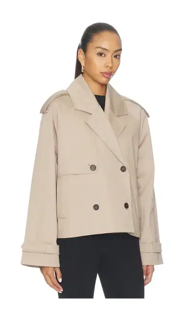 Anine Bing Rickie Cropped Trench | Thumbnail 3