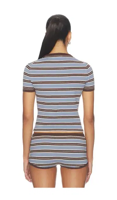 Lovers and Friends Haize Stripe Short Sleeve Tee | Thumbnail 3