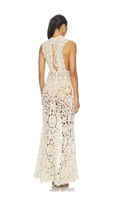 Bronx and Banco Casablanca Crochet Naia Dress | Thumbnail 3