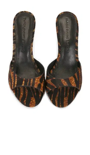 Black Suede Studio Freddie 65 Mule | Thumbnail 4