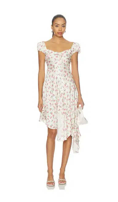 For Love & Lemons Cherry Mae Midi Dress | Thumbnail 1