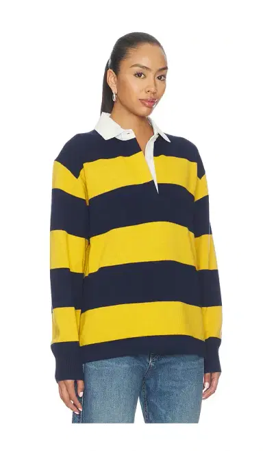 Nili Lotan Rashida Rugby Sweater | Thumbnail 2 Nili Lotan Rashida Rugby Sweater | Thumbnail 2