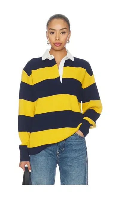 Nili Lotan Rashida Rugby Sweater | Thumbnail 1 Nili Lotan Rashida Rugby Sweater | Thumbnail 1