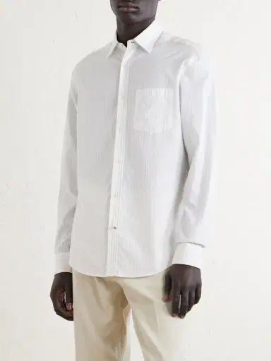 dunhill Striped Cotton Shirt - Men | Thumbnail 3 dunhill Striped Cotton Shirt - Men | Thumbnail 3
