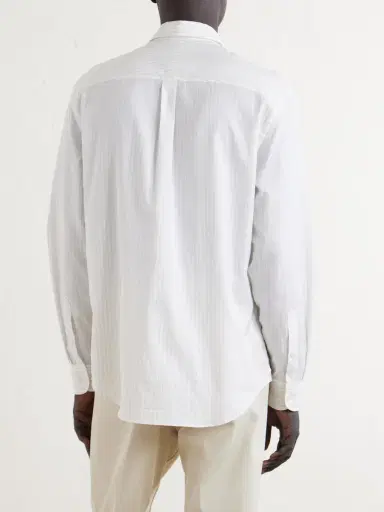 dunhill Striped Cotton Shirt - Men | Thumbnail 4 dunhill Striped Cotton Shirt - Men | Thumbnail 4