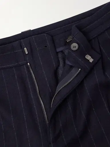 Sease Tapered Pinstriped Wool-Blend Trousers - Men | Thumbnail 6 Sease Tapered Pinstriped Wool-Blend Trousers - Men | Thumbnail 6